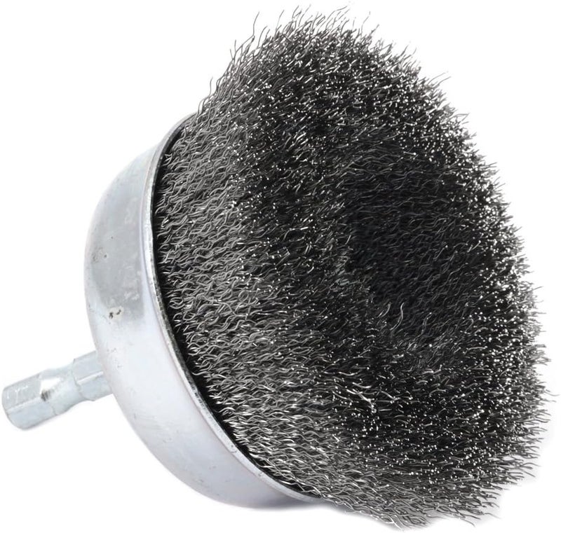 Forney 72732 Wire Cup Brush Fine Crimped with 14Inch Hex Shank 3Inchby008Inch - Image 2