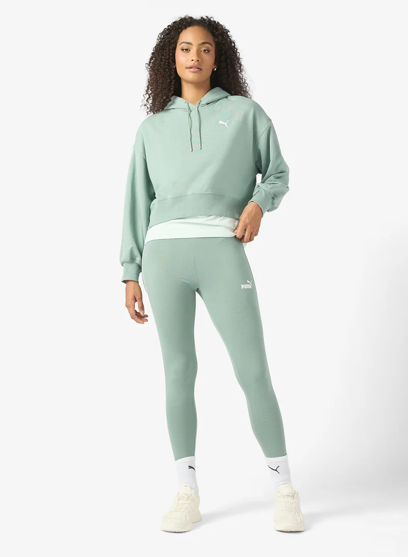 PUMA Wardrobe Essential Relaxed Cropped Hoodie