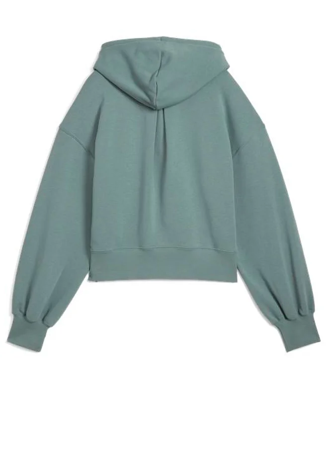 PUMA Wardrobe Essential Relaxed Cropped Hoodie