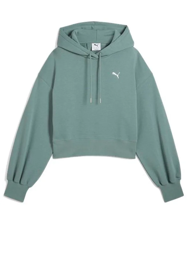 PUMA Wardrobe Essential Relaxed Cropped Hoodie