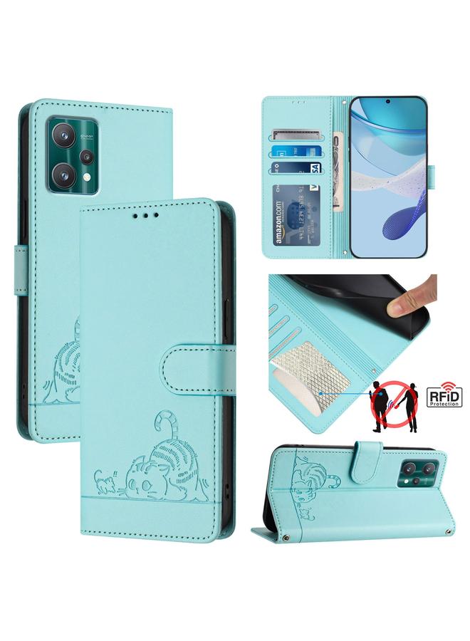 S-TOP Case For Motorola Edge 40 Pro 5G Cat Rat Embossed Pattern RFID Leather Phone Case with Lanyard - Image 1