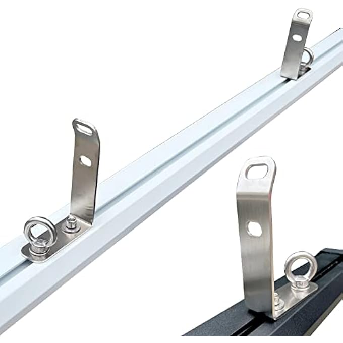 rayihni Load Stops Replacement T-Slot Truck Cross Bar (4 Pack) 304 stainless steel material quality for Ladder Firewood Skis Snowboard Kayak Rooftop Racks roof rack accessories - Image 3