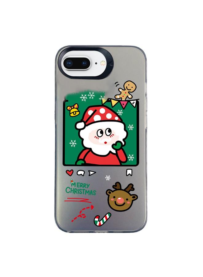 S-TOP Case For iPhone 7 Plus / 8 Plus Christmas Series PC Full Coverage Pattern Phone Case - Image 1