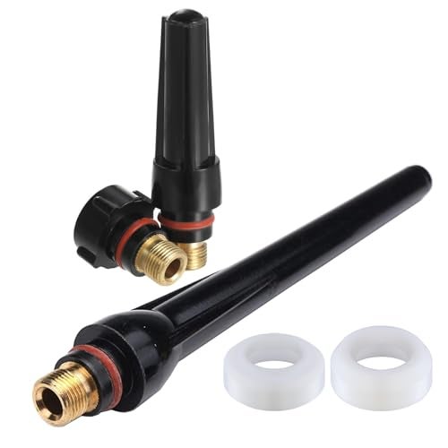 Zinger 87PCS TIG Welding Torch Accessories Kit Stubby Gas Lens #10 12 Glass Cup Alumina Nozzle Collets Body Kit for WP-17/18/26 TIG Welding Torch - Image 3