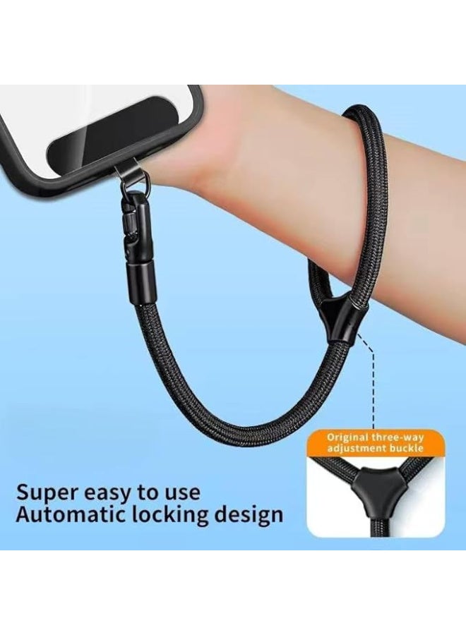 Ecosystem Universal Phone Lanyard 2026 Design, Candy Coloured Wrist Strap with Ring Clasp, Multi-Purpose Safety Rope, Wrist Strap Handmade with Lanyard Patch for Most Cell phone (A1) - Image 3