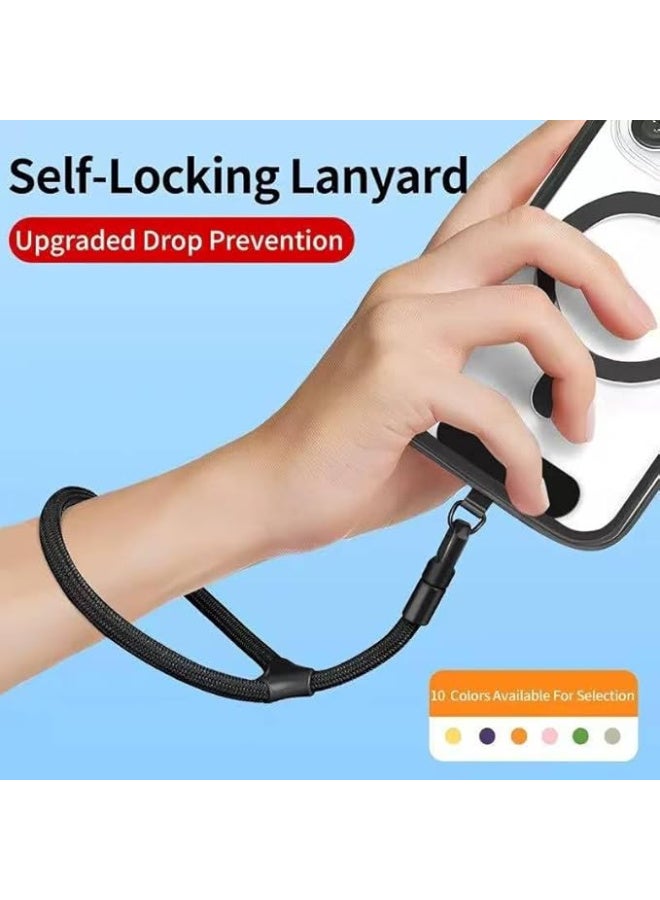 Ecosystem Universal Phone Lanyard 2026 Design, Candy Coloured Wrist Strap with Ring Clasp, Multi-Purpose Safety Rope, Wrist Strap Handmade with Lanyard Patch for Most Cell phone (A1) - Image 2