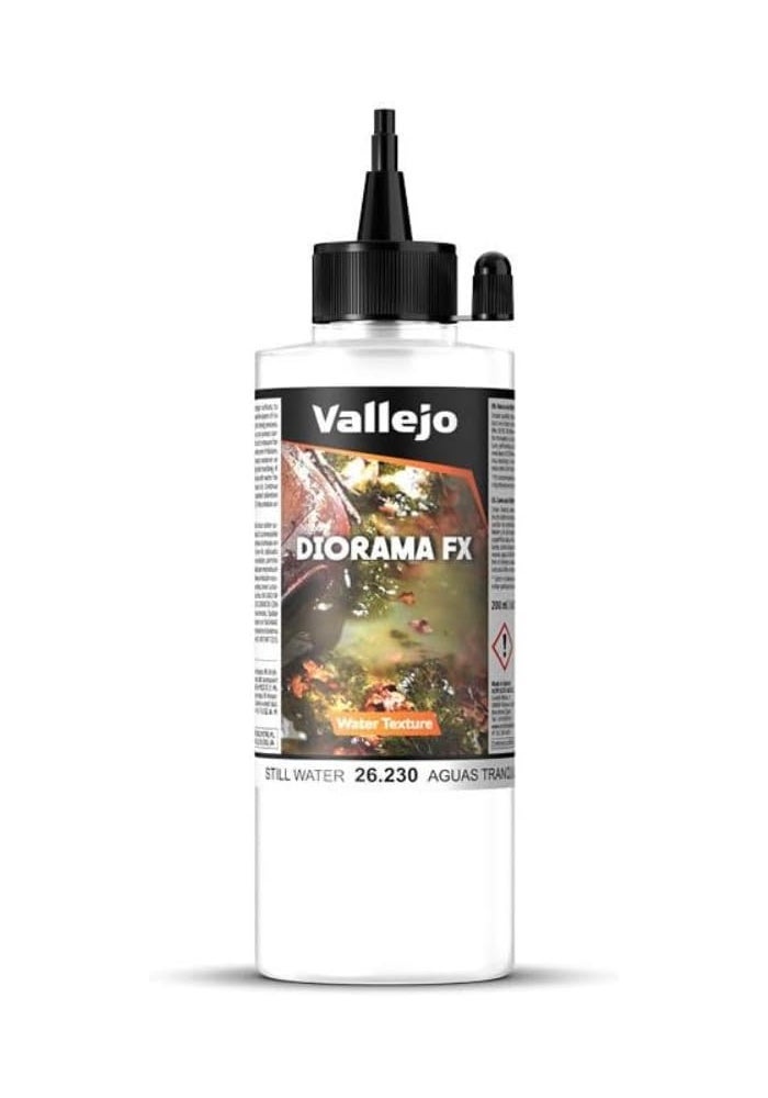 Vallejo Diorama FX 200 ml Water Texture - Still Water for Model Dioramas - Image 1
