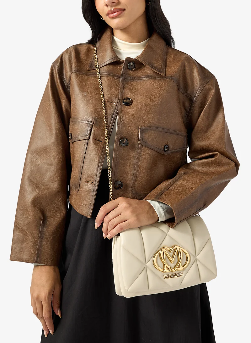 Love Moschino Zip through crossbody
