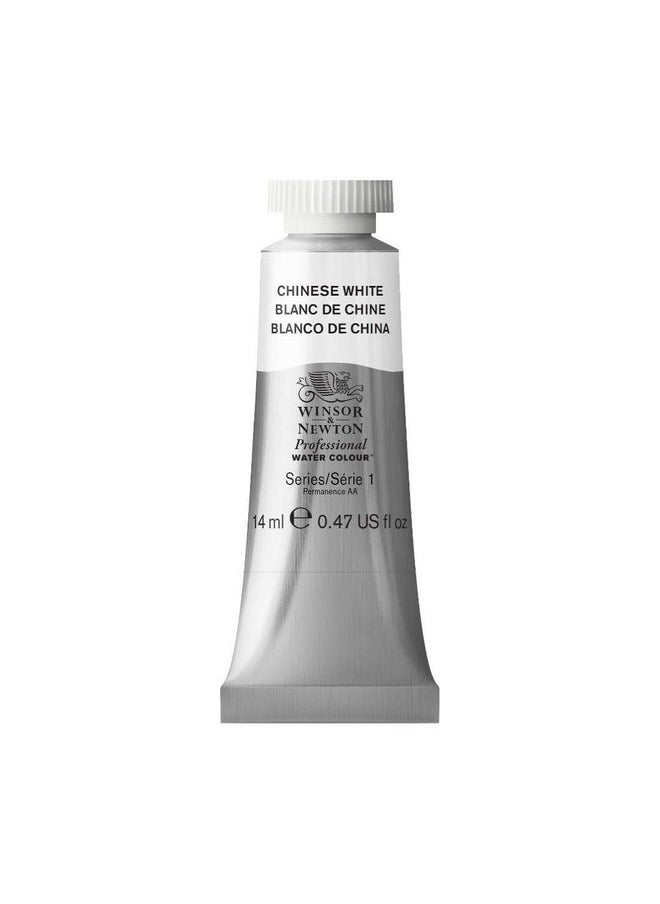 WINSOR & NEWTON Professional Water Colour 14 Ml - Chinese White (150) - Finely Pigmented, Vibrant, Vivid & Intermixable Artists' Water Colour Paints - More Colours Available  - Image 1
