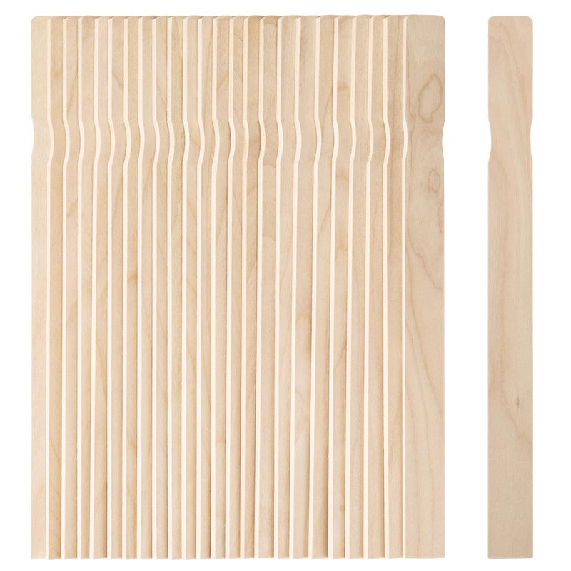 WISYOK 25 Pack 12 Inch Paint Stir Sticks - Wooden Paint Sticks for Mixing, Large Popsicle Sticks for Crafts, Paint Stirrers for Epoxy Resin, Garden Markers - Image 1