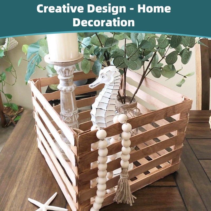 WISYOK 25 Pack 12 Inch Paint Stir Sticks - Wooden Paint Sticks for Mixing, Large Popsicle Sticks for Crafts, Paint Stirrers for Epoxy Resin, Garden Markers - Image 5