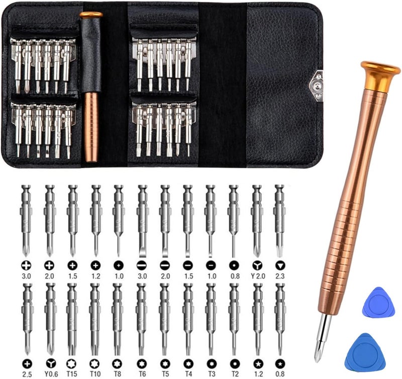 THEMISTO - built with passion 27 in 1 Precision Screwdriver Set Multi Pocket Repair Tool Kit for Mobiles, Laptops, Electronics - Image 1