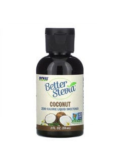 Now Foods NOW Foods, Better Stevia, Zero-Calorie Liquid Sweetener, Coconut, 2 fl oz (59 ml)  - Image 2