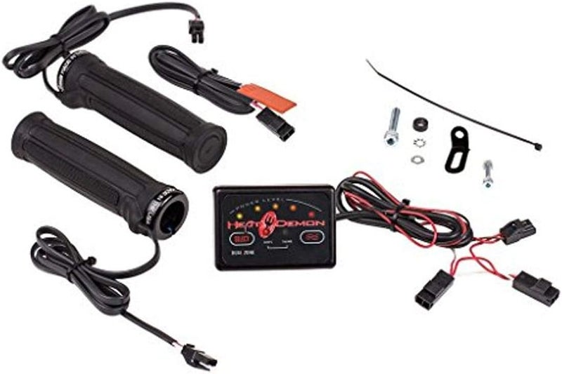 Heat Demon 215047 Dual Zone ATV Clamp-On Heated Grip Kit - Image 1
