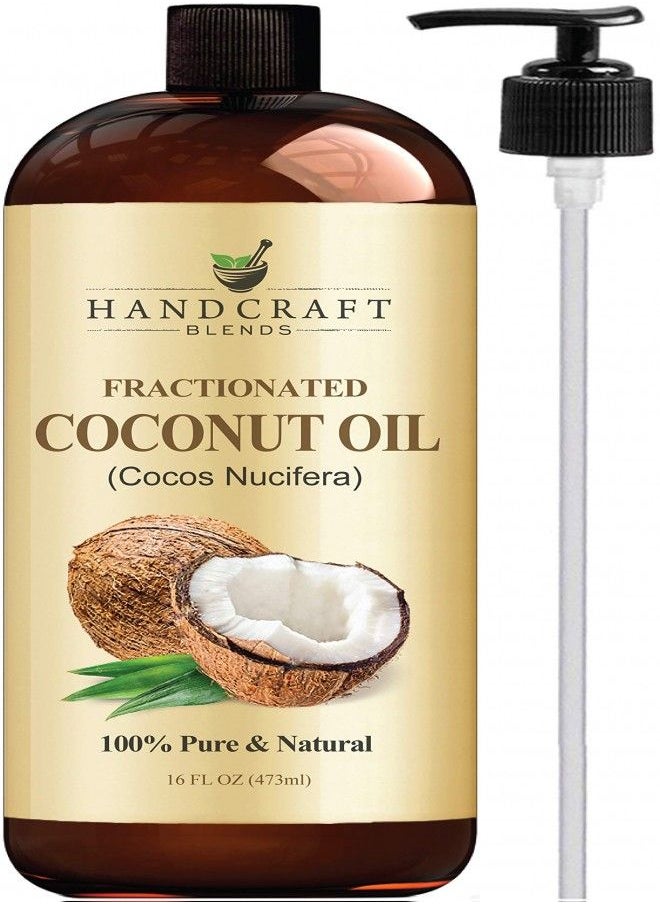 Handcraft Fractionated Coconut Oil - 100% Pure & Natural Premium Grade Coconut Carrier Oil for Essential Oils, Massage Oil, Moisturizing Hair Oil & Body Oil - 16 fl. Oz - pzsku/Z2E2067164392A73EBBF3Z/45/_/1665472581/19e87d80-488c-4afe-bcf1-f6fd5d7af2e4