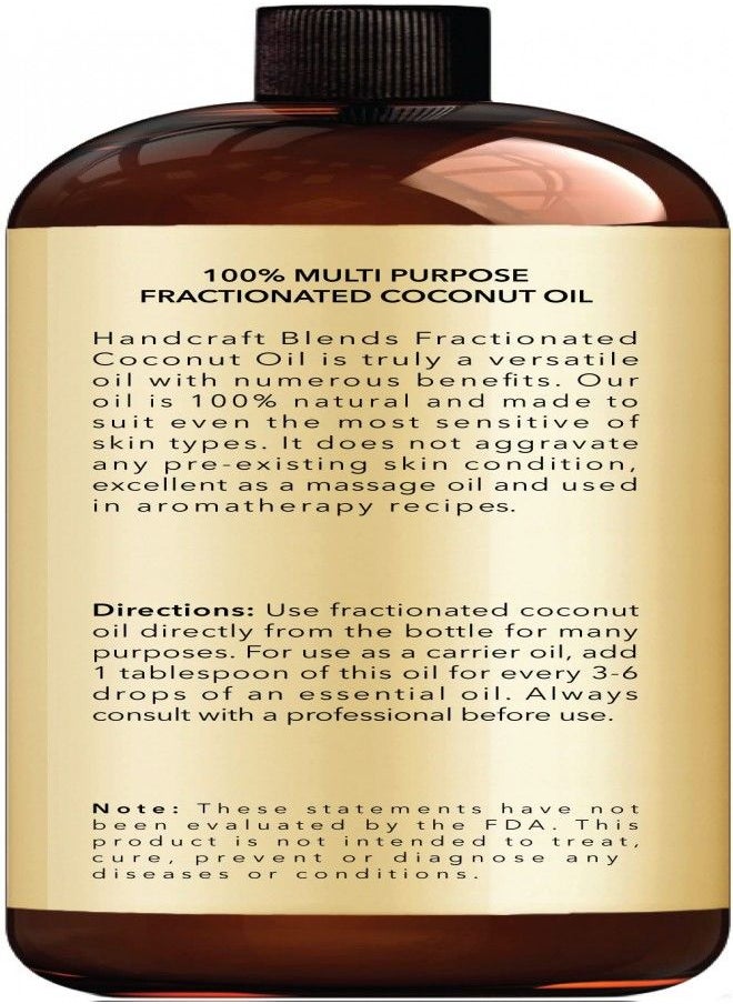 Handcraft Fractionated Coconut Oil - 100% Pure & Natural Premium Grade Coconut Carrier Oil for Essential Oils, Massage Oil, Moisturizing Hair Oil & Body Oil - 16 fl. Oz - pzsku/Z2E2067164392A73EBBF3Z/45/_/1665472581/556ef71a-a8e6-4102-bd8e-14b2683b5d79