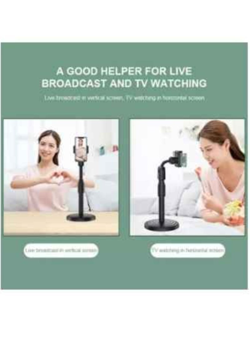 Cell Phone Stand for Live Streaming, YouTube Video/Photography, Adjustable Height & Angle Phone Holder Gooseneck Flexible Arm Universal Phone Stand for Desk , Office, Kitchen - Image 5