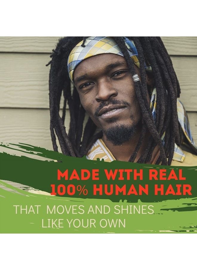 Locsanity - Afro Kinky 100% Bulk Natural Human Hair - Braiding Hair for Dreadlocks, Loc Repair, Dreadlock Extensions, Twists, Braids - 8 Inches Long, 1 Oz - Image 1