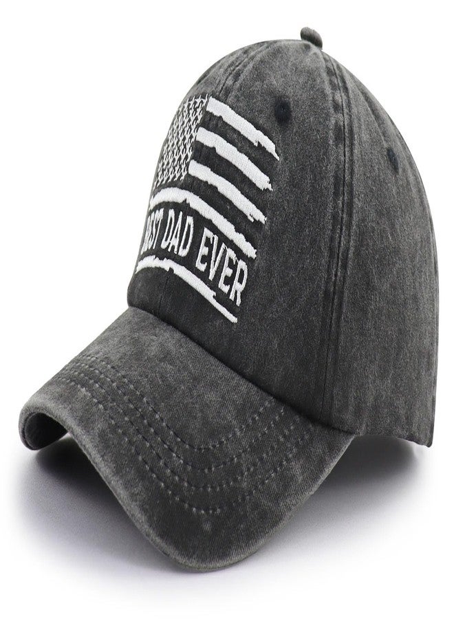 Kahhrepa Best Dad Ever Gifts for Men, First Time Daddy Baseball Cap, New Dad Hat, Unique Christmas Fathers Day Birthday Gifts for Daddy Papa from Daughter Son Black - Image 2