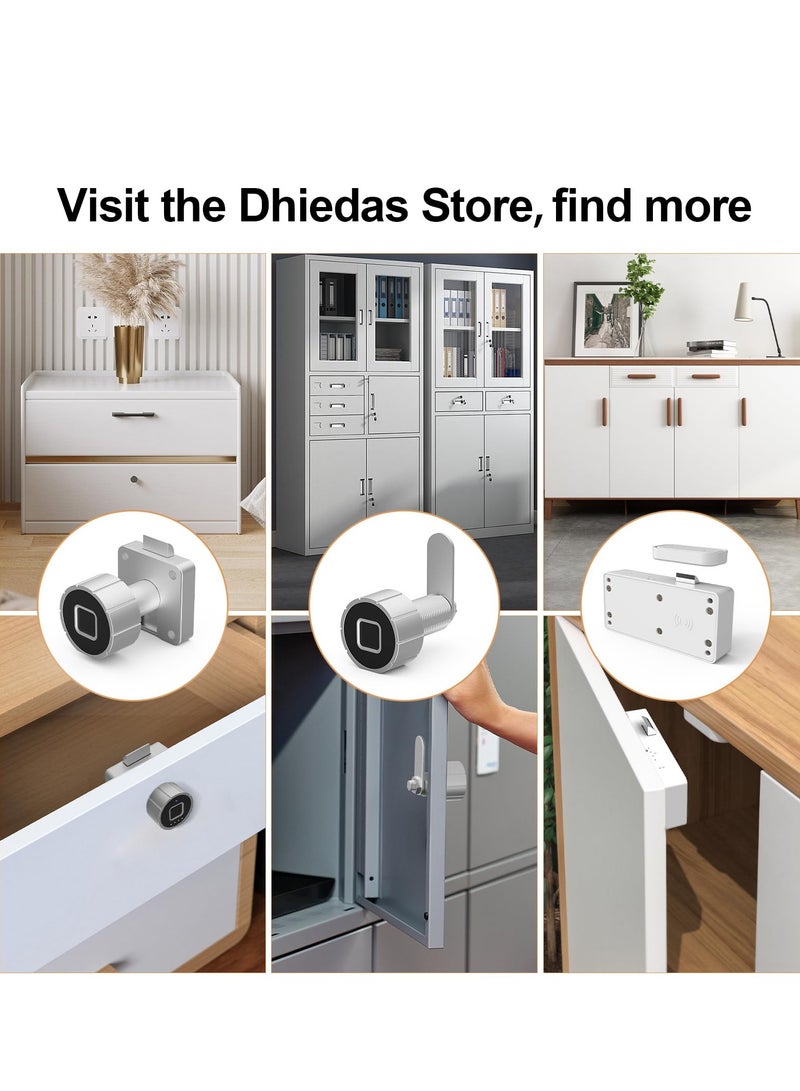 Cabinet Lock, RFID Hidden Cabinet Lock Bluetooth Electronic Cabinet Lock DIY Child Safety Lock for Cabinet Drawer Locker Cupboard Concealment Furniture