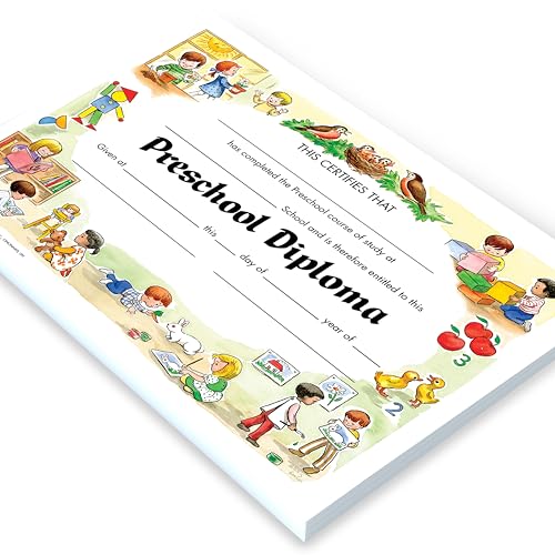 HAYES SCHOOL PUBLISHING Preschool Diploma 85 x 11 Pack of 30 Multi HVA206CL
