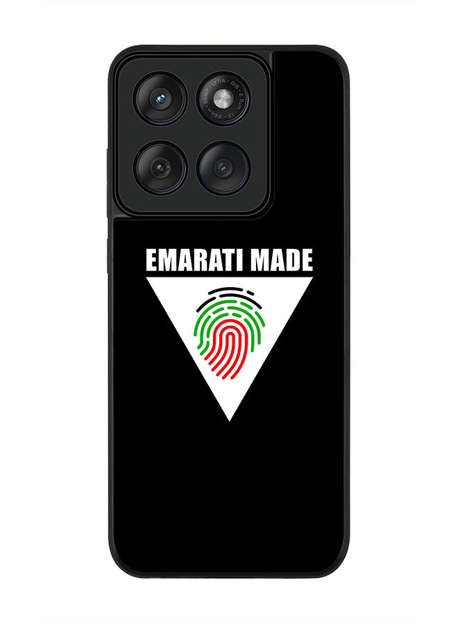 Stylizedd For Motorola MOTO Edge 60 Fusion/ Edge 60 Case,Slim fit Camera Protection, Shockproof Thin Phone cover  - Emarati Made Triangle - Image 1