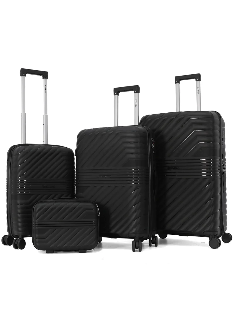 فانكل Fancl PP Lightweight Hard Shell 4-Piece Luggage Set (28” + 24” + 20” + 14”) with 360° Spinner Wheels