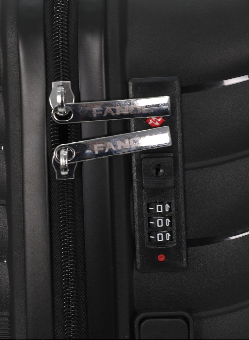 Fancl PP Lightweight Hard Shell 4-Piece Luggage Set (28” + 24” + 20” + 14”) with 360° Spinner Wheels - Image 5