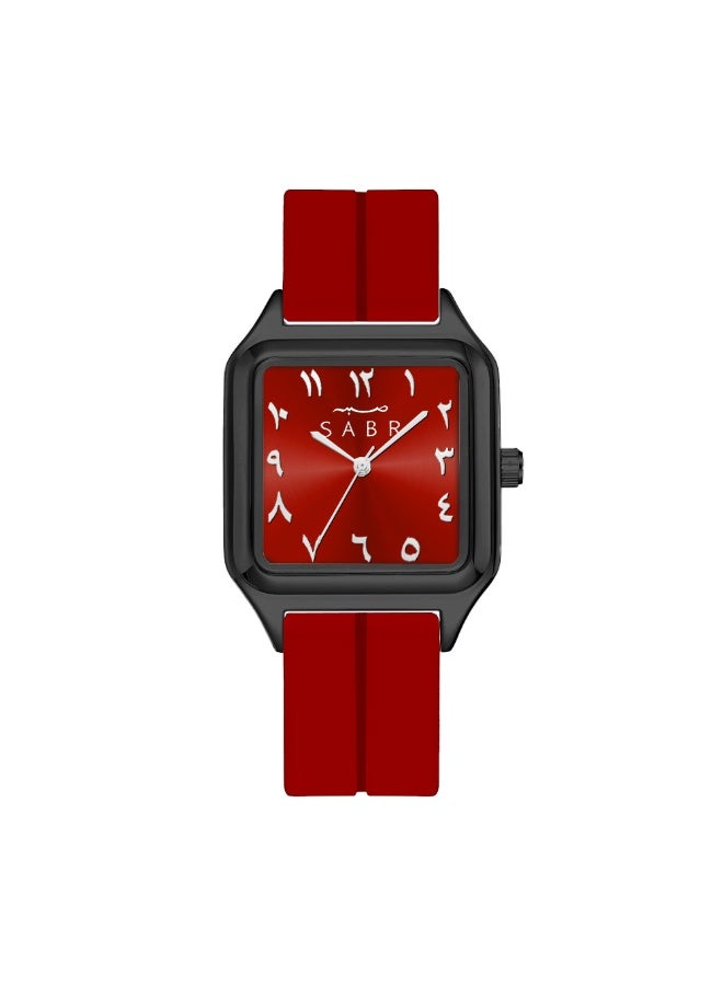 صبر ساعة كوارتز شبابية صامتة مقاومة للماء للرجال