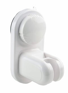 Excefore Shower Head Holder, Suction Cup Shower Head Bracket Bathroom, Removable Handheld Wand Holder & Wall Mounted Suction Bracket for Marble Glass Metal Ceramic, White  - Image 1