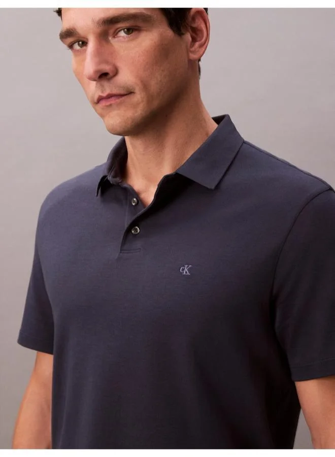 CALVIN KLEIN Cotton Short Sleeve Polo
