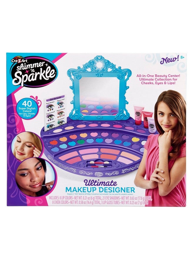 Cra-Z-Art Cra-Z-Art Shimmer’ n Sparkle Real Ultimate Make Up Real Makeup Designer Kit - Image 1