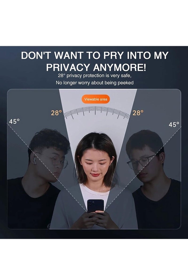 Raxoom Case Compatible with Samsung galaxy a35 5g Case Cover & (2Pcs) Privacy Screen Protector Tempered Glass Protector Soft TPU Cover(black) (Black) - Image 3