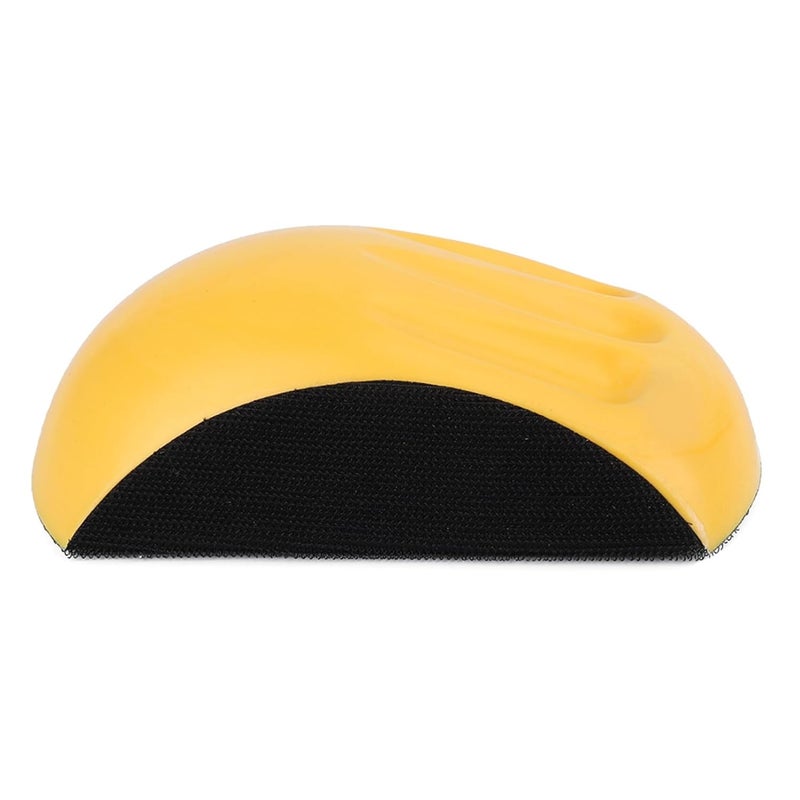 Marhynchus Soft Elastic PU Foam Hand Sanding Pad Block for Polishing, Grinding, Disc with Sandpaper, Ergonomic Design to Reduce Hand Fatigue (6 inches 150mm) 6 inches 150mm - Image 2