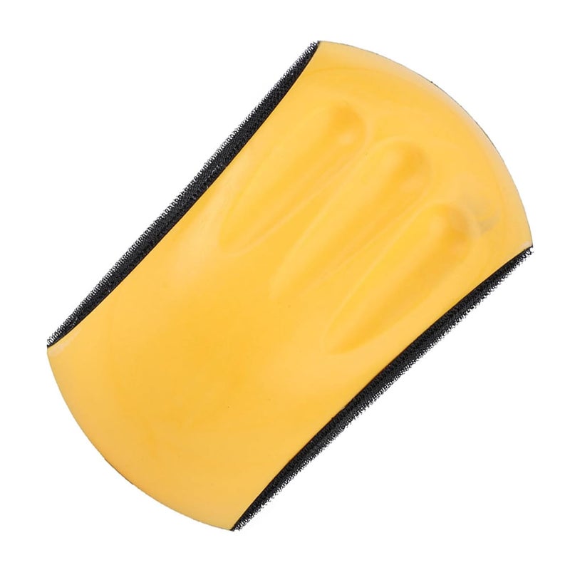 Marhynchus Soft Elastic PU Foam Hand Sanding Pad Block for Polishing, Grinding, Disc with Sandpaper, Ergonomic Design to Reduce Hand Fatigue (6 inches 150mm) 6 inches 150mm - Image 5