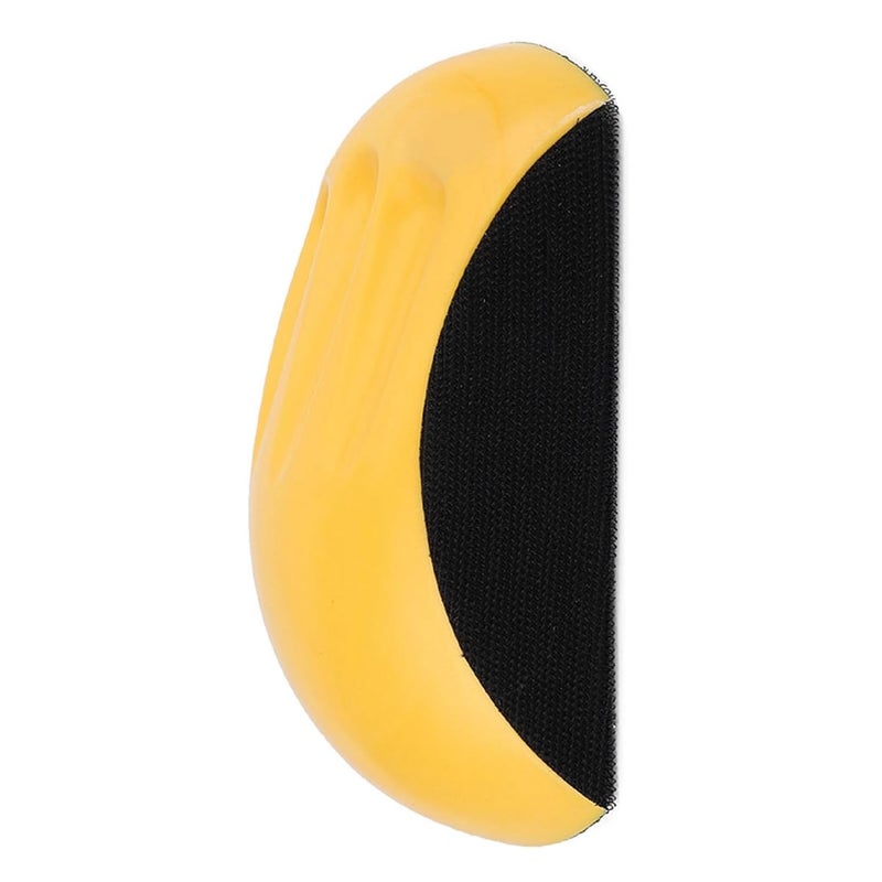Marhynchus Soft Elastic PU Foam Hand Sanding Pad Block for Polishing, Grinding, Disc with Sandpaper, Ergonomic Design to Reduce Hand Fatigue (6 inches 150mm) 6 inches 150mm - Image 3