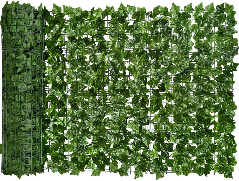 DearHouse Artificial Ivy Privacy Fence, 157.5x39in Artificial Hedges Fence and Faux Ivy Vine Leaf Decoration for Outdoor Decor, Garden Decor - Image 1