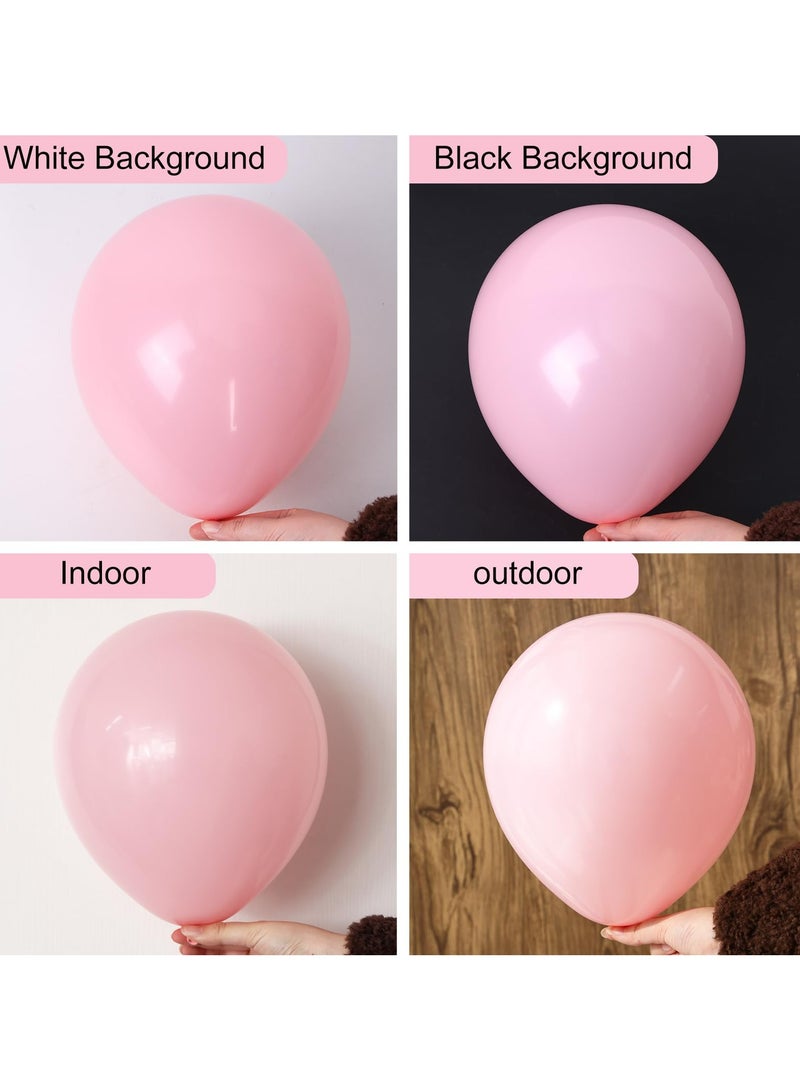 Pink Balloons 129pcs Pastel Pink Balloons Different Sizes 18 12 10 5 Inch Light Pink Balloons for Valentine's Day Birthday Wedding Anniversary Baby Shower Garland Arch Party Decoration - Image 3