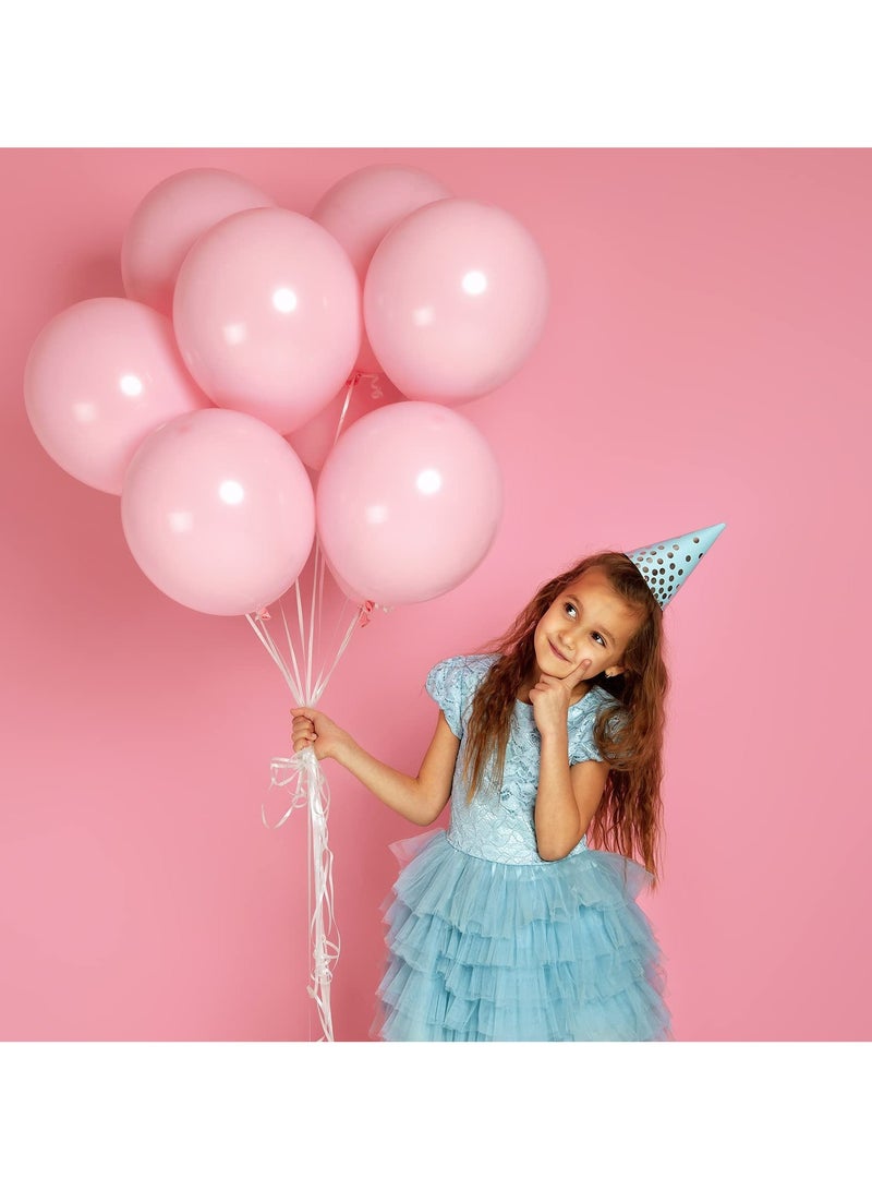 Pink Balloons 129pcs Pastel Pink Balloons Different Sizes 18 12 10 5 Inch Light Pink Balloons for Valentine's Day Birthday Wedding Anniversary Baby Shower Garland Arch Party Decoration - Image 5