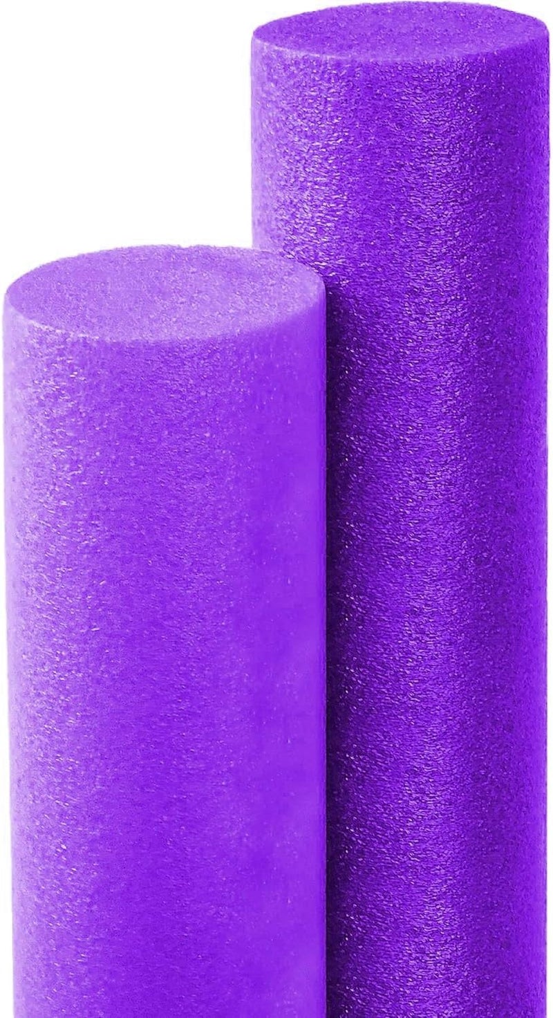 The Dreidel Company Floating Pool Noodles Foam Tube - Thick Purple Noodles for Swimming, 52 Inches Long - Image 1
