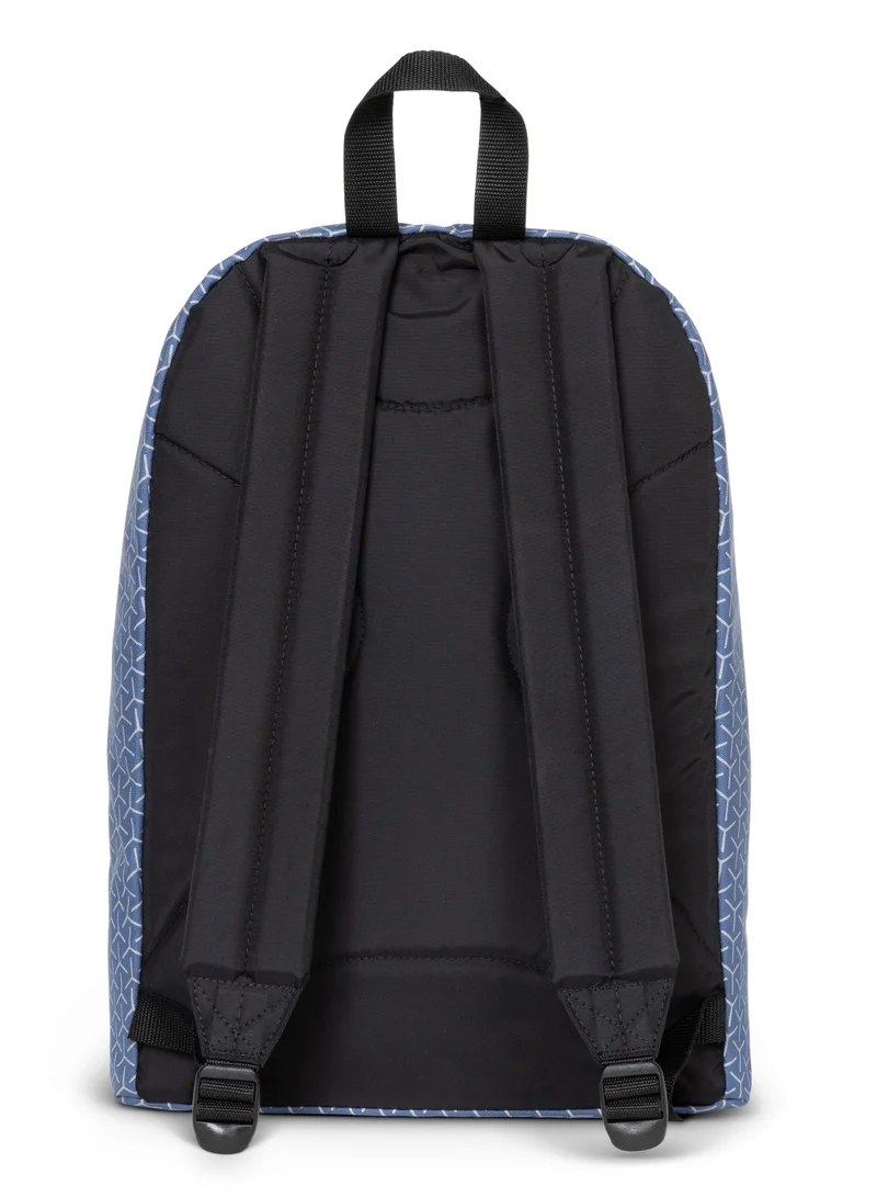 EASTPAK Out Of Office-Medium Backpack With Laptop Protection - Refleks Metal Blue