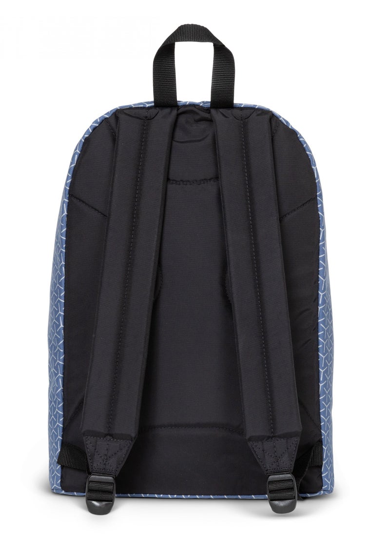 EASTPAK Out Of Office-Medium Backpack With Laptop Protection - Refleks Metal Blue  - Image 3