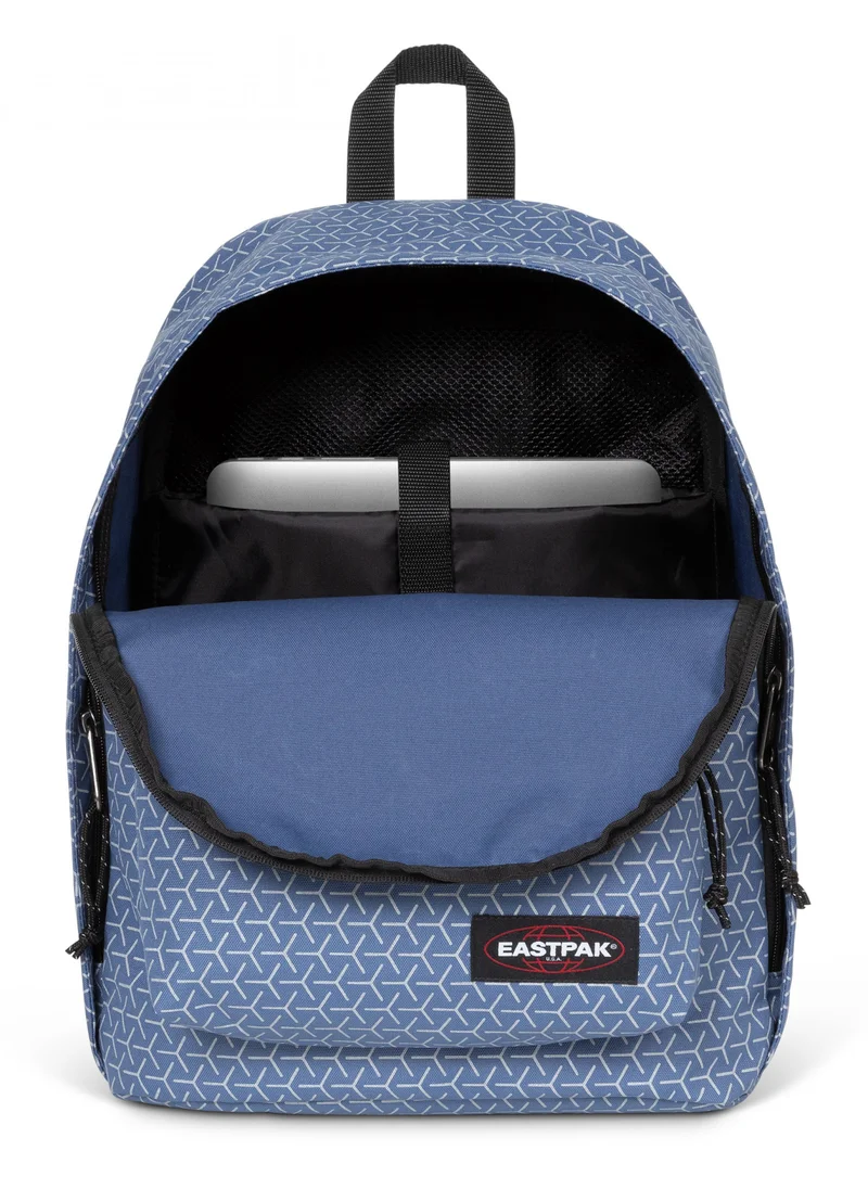 ايستباك Out Of Office-Medium Backpack With Laptop Protection - Refleks Metal Blue
