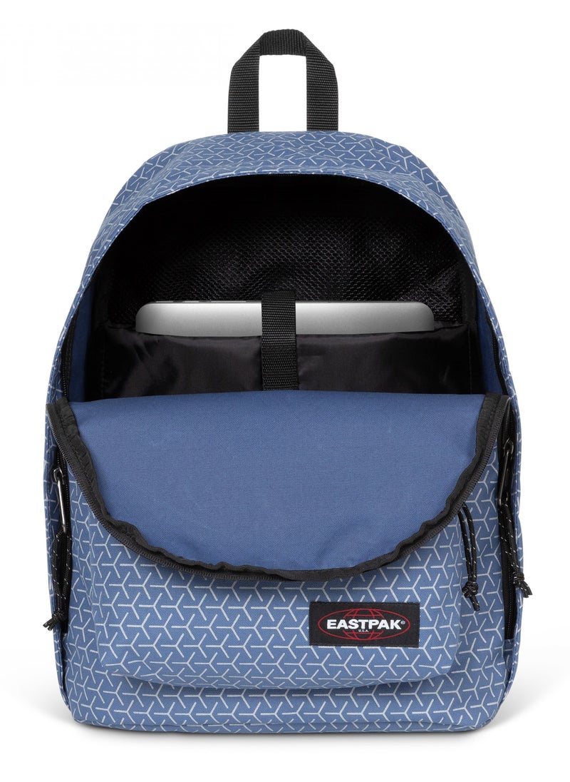 EASTPAK Out Of Office-Medium Backpack With Laptop Protection - Refleks Metal Blue  - Image 2