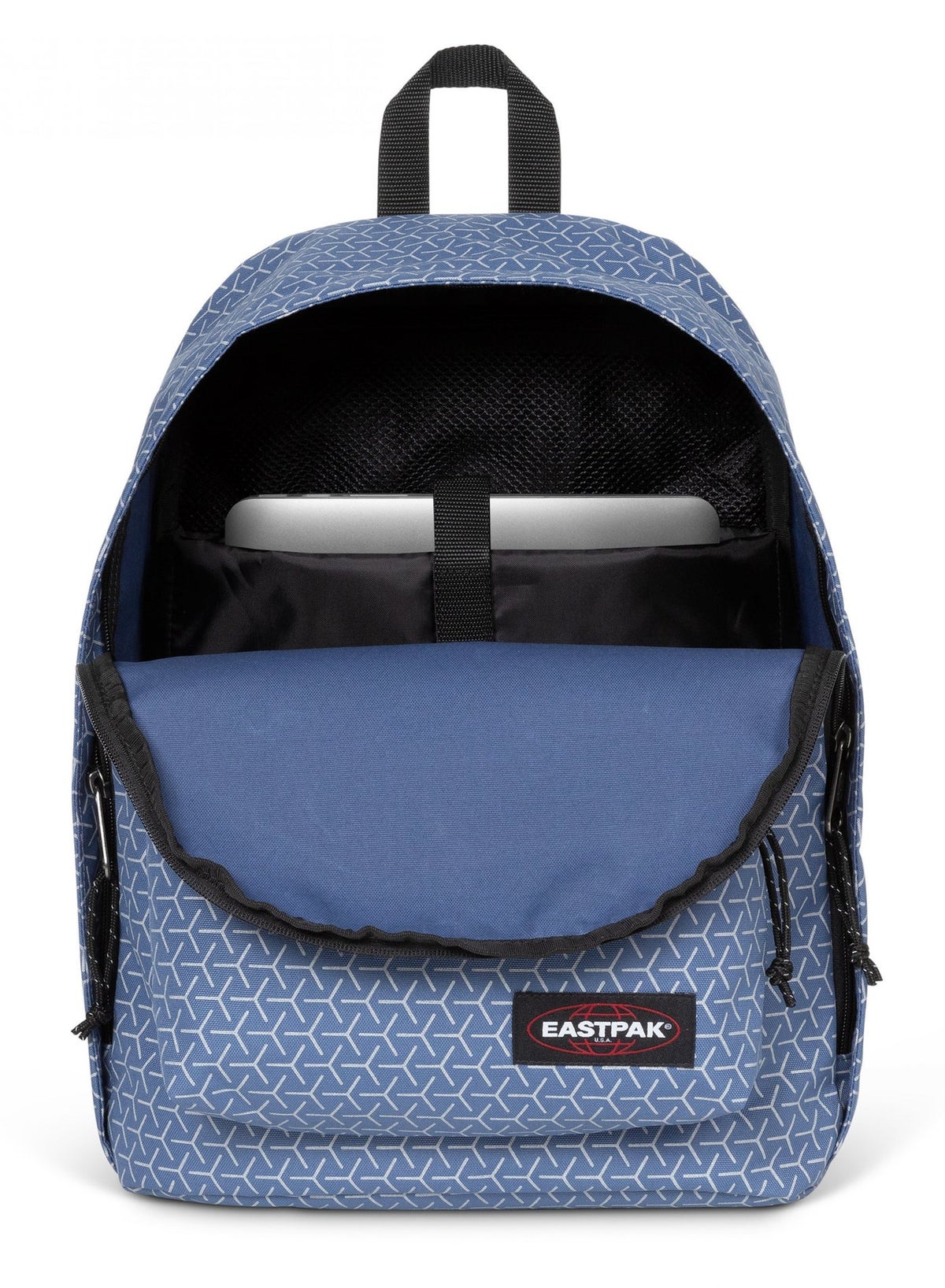 Eastpak Padded Pak'R Backpack For Unisex Medium - Kontrast Stripe Marine