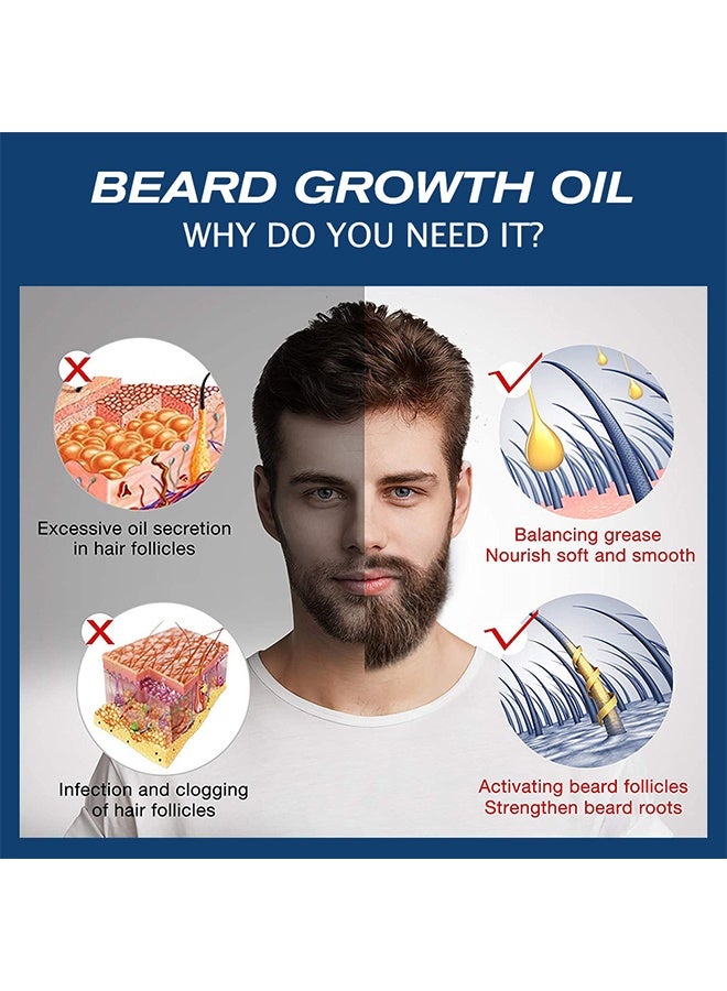 تونيزابري زيت اللحية ، نقي وطبيعي 100٪ لتقوية جذور اللحية وترطيب اللحية وجعل اللحى أكثر سمكا 30 مل - Image 4