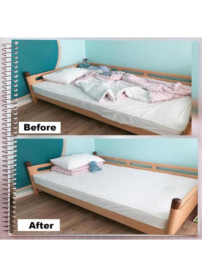 Generic Bed Sheet Suspenders, 4pcs Adjustable Bed Sheet Holder Straps Sheet Fasteners Heavy Duty Bed Sheet Grippers for Mattresses Fitted  - Image 5