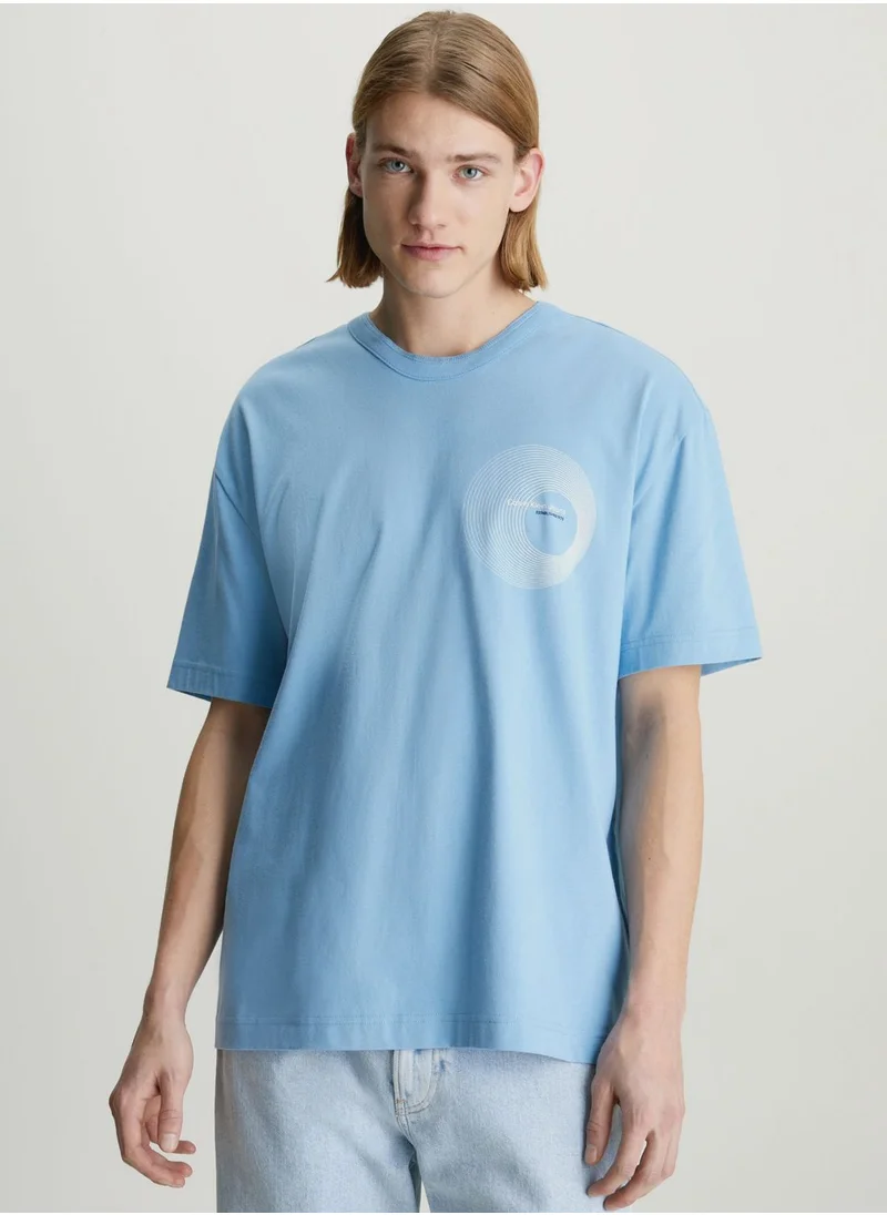 Calvin Klein Jeans Circle Frequency Logo T-Shirt