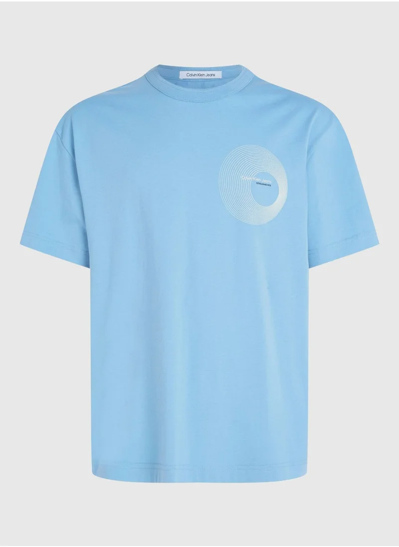 Calvin Klein Jeans Circle Frequency Logo T-Shirt