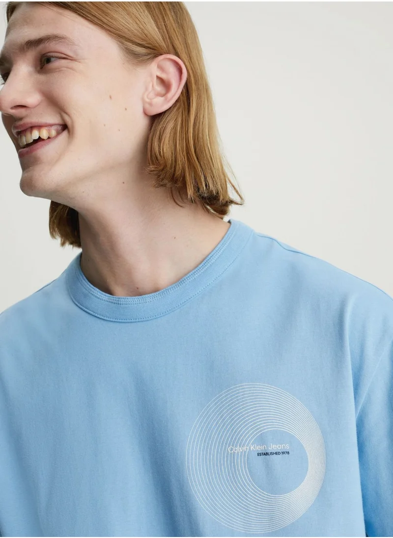 Calvin Klein Jeans Circle Frequency Logo T-Shirt
